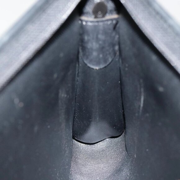 Christian Dior Trotter Canvas Clutch Bag Black Silver - Picture 12 of 16